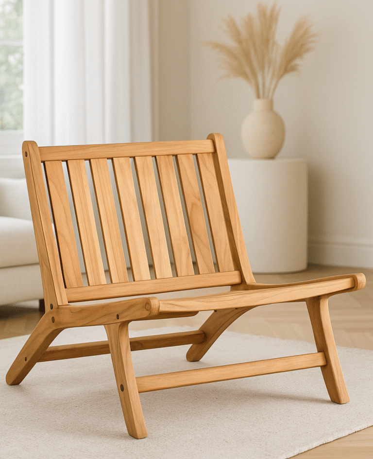 Malz Lounge Chair - Jepara Real Teak Furniture Manufacture