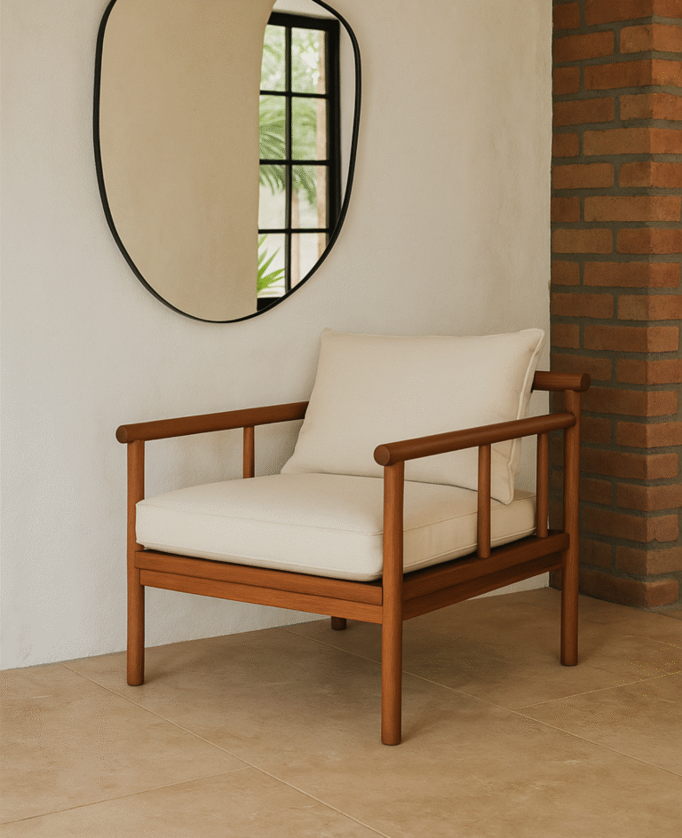 Elvin Lounge Chair - Jepara Real Teak Furniture Manufacture