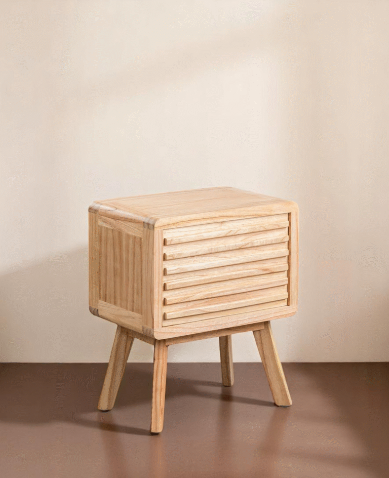 Deluna Nightstand - Jepara Real Teak Furniture Manufacture