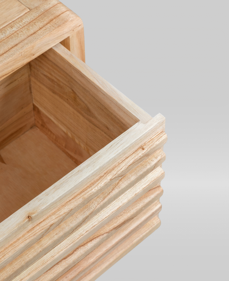 Deluna Nightstand - Jepara Real Teak Furniture Manufacture