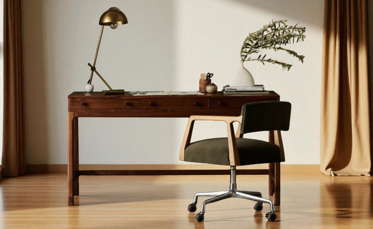 Calista Desk - Jepara Real Teak Furniture Manufacture