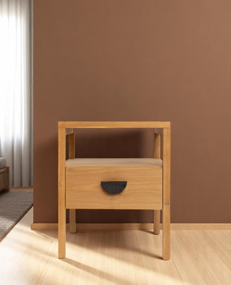 Elzio Nightstand - Jepara Real Teak Furniture Manufacture