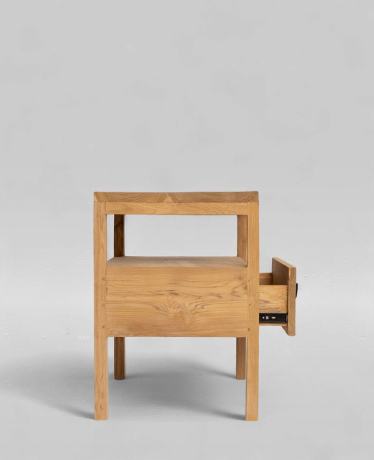 Elzio Nightstand - Jepara Real Teak Furniture Manufacture