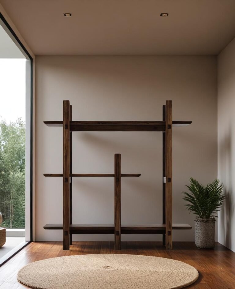 Katana Bookshelf - Jepara Real Teak Furniture Manufacture