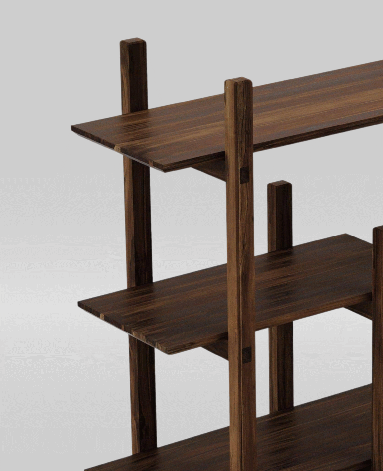 Katana Bookshelf - Jepara Real Teak Furniture Manufacture