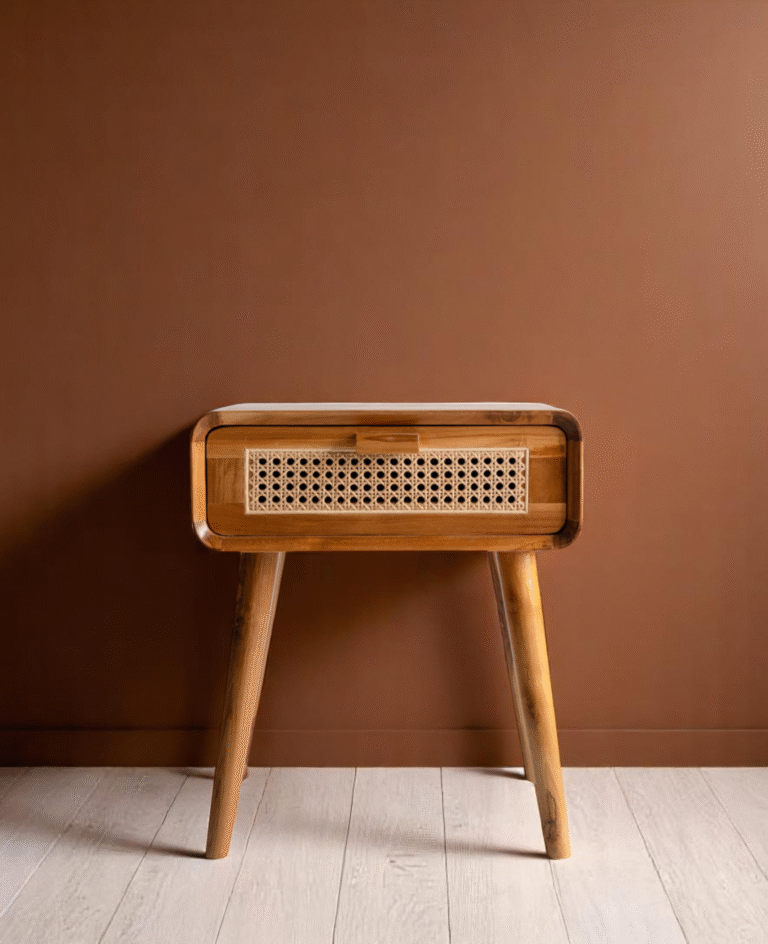 Rotang Nightstand - Jepara Real Teak Furniture Manufacture