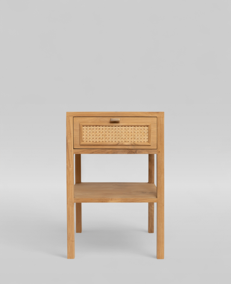 Taya Nightstand - Jepara Real Teak Furniture Manufacture