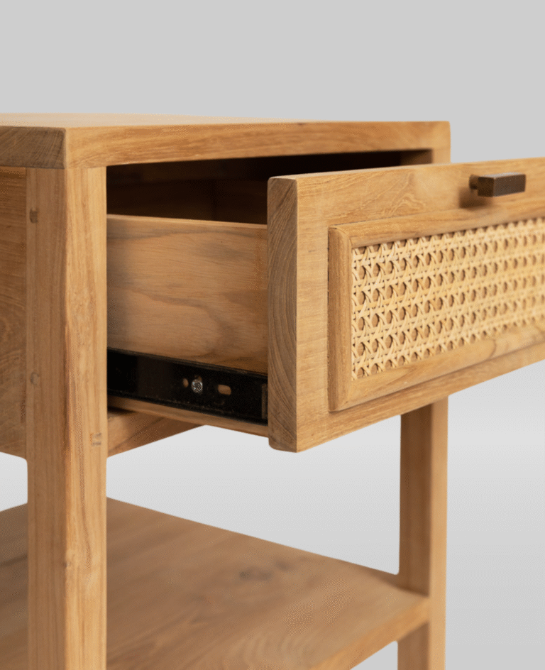 Taya Nightstand - Jepara Real Teak Furniture Manufacture