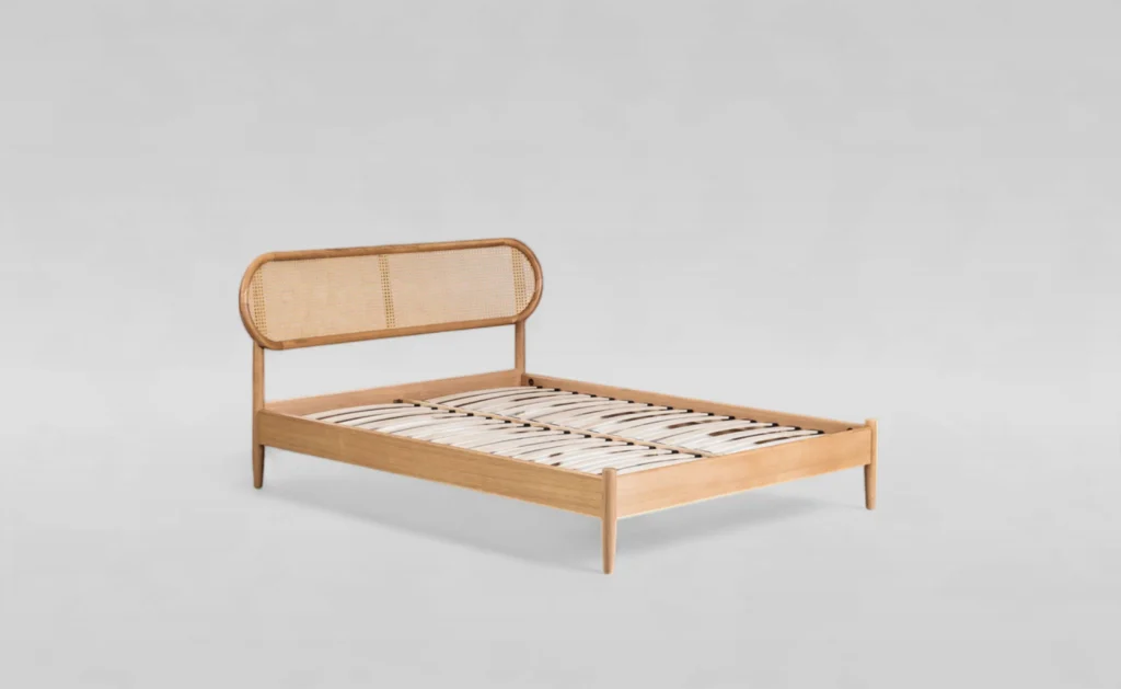 Fin Bed Frame - Jepara Real Teak Furniture Manufacture