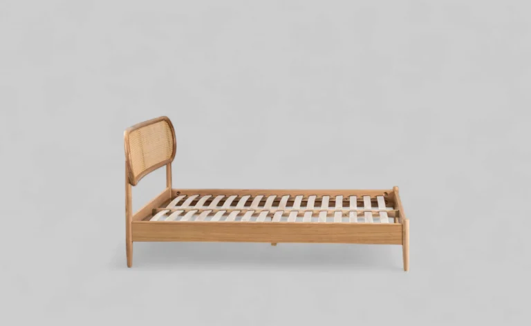 Fin Bed Frame - Jepara Real Teak Furniture Manufacture