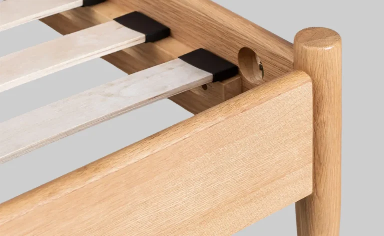 Fin Bed Frame - Jepara Real Teak Furniture Manufacture