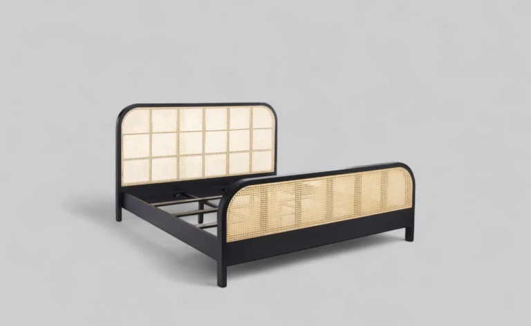 Vette Woven Bed Frame - Jepara Real Teak Furniture Manufacture